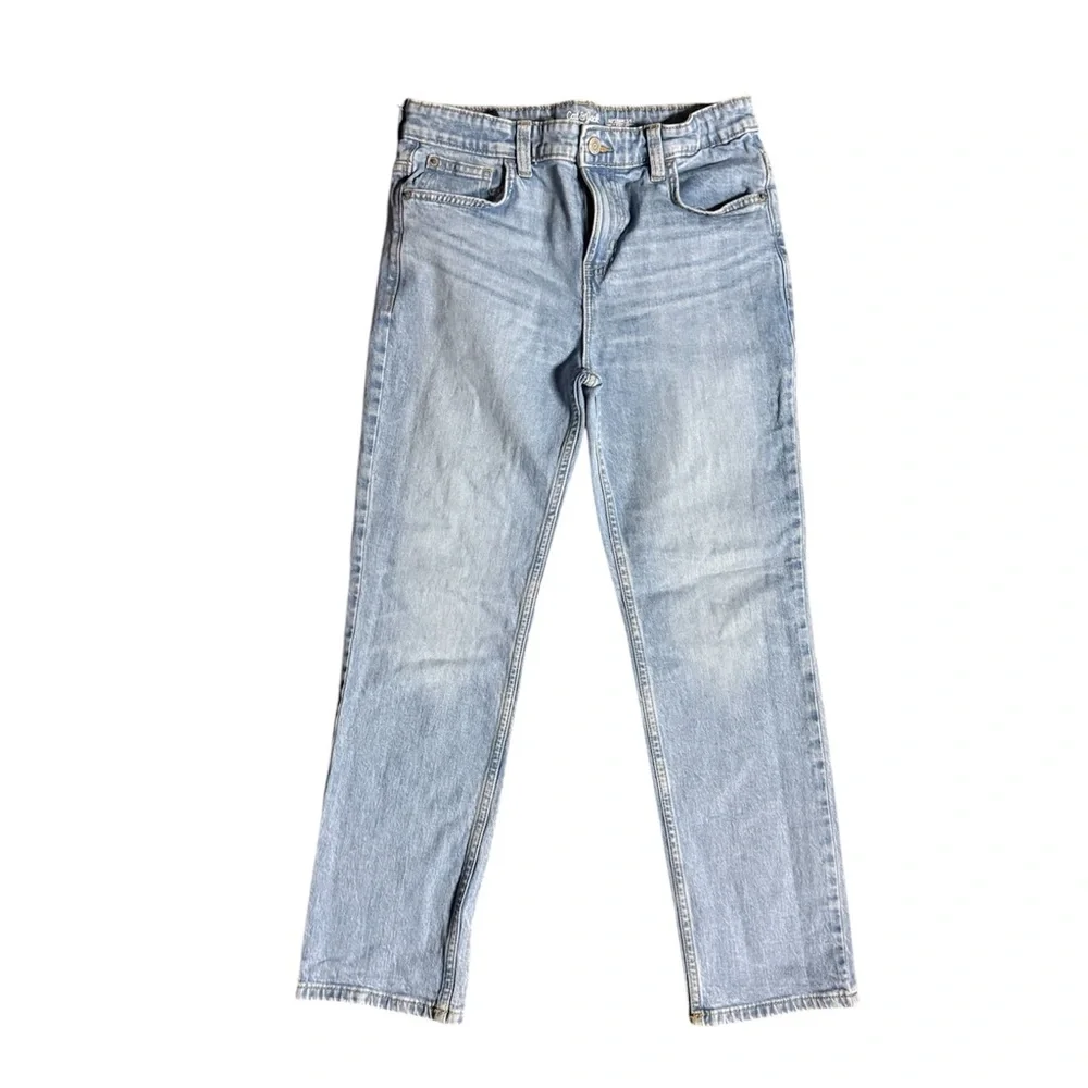 Cat & Jack Boys Jeans Size 12‎ Light Wash Super Stretch Slim Straight